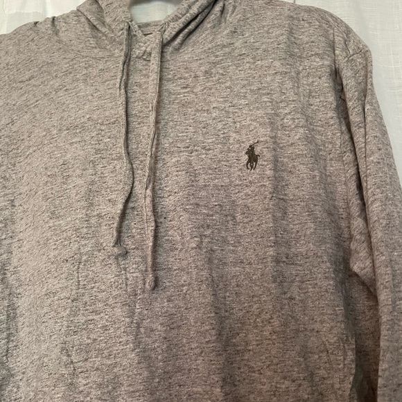 POLO by Ralph Lauren Long Sleeve Jersey Knit Pullover Hoodie Size L - Picture 4 of 8